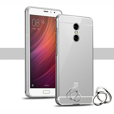 

For xiaomi redmi 4 Global version Luxury Shining Mirror effect case For xiaomi redmi note 4 4X Pro Aluminum Alloy frame cover