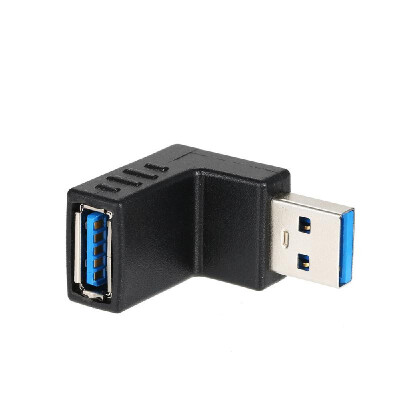 

Right Angle USB30 AM To AF  Shape Adapter Converter USB 30 A Male To A Female 90 Degree Angle Plug Down Up