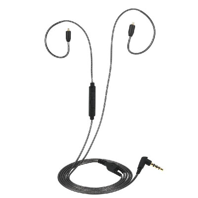 

35mm Wired Earphones Cable Detachable Replacement Headphone Cord w Microphone