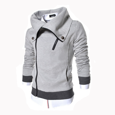 

Zogaa Korean Men's Hoodie Casual Thick Lapel Slim