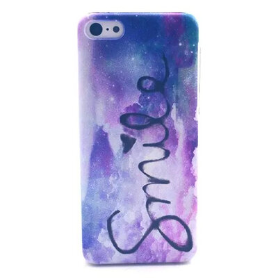 

MITI Colorful Flower Girls Pattern Transparent Cartoon Skin Back Hard Case Cover Protector For Apple iPhone 5C 4.0