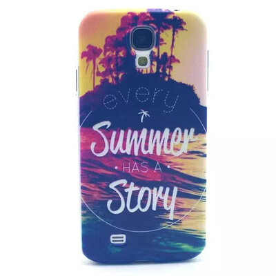 

MITI S4 Ultra Thin Soft Phone Case Cover For Samsung Galaxy S4 i9500 Flowers Painted Pattern Transparent Soft Silicone Back Case