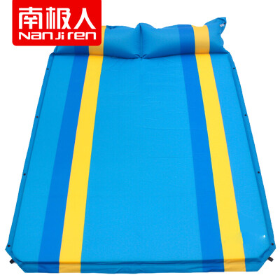 

Antarctic inflatable cushion inflatable bed outdoor tent portable moisture pad car home inflatable mattress double single inflatable cushion sky blue double foundation 3cm