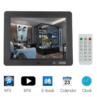 

Remote Control Frame 10 Desktop Slim LCD Digital Photo Frame with MP3 MP4 E book Calendar Clock Z8HN