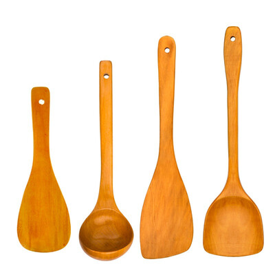 

Jingdong Supermarket Jia Chi solid wood pan spade wood spoon wood rice shovel shovel shovel shovel spoon four sets JC-MYT