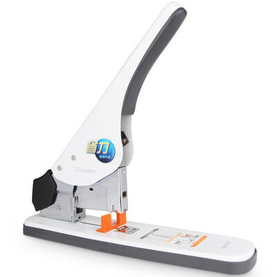 

Effective deli 0485 labor-saving thick stapler can be set to 210 pages of white