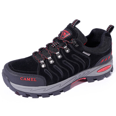 

Camel outdoor CAMEL outdoor hiking shoes couple non-slip shock absorber shoes wear low to help walking shoes A832303155 black wine red 44