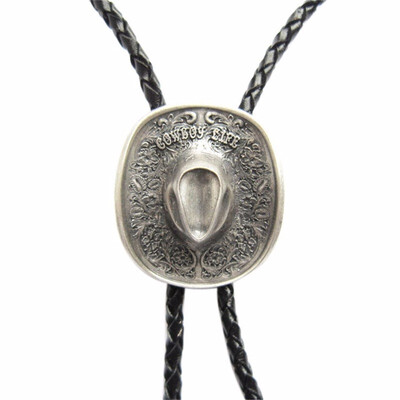 

Vintage Western Cowboy Boots Cap Wedding Bolo Tie also Stock in US