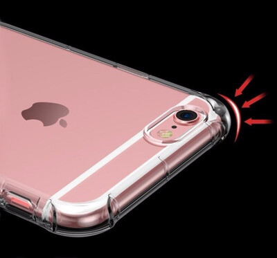 

New Arrival Shockproof 360 TPU Silicone Protection Transparent Clear Case Cover For Iphone 5 5S 6 6S Plus 7 7 Plus iphone 8 iphone