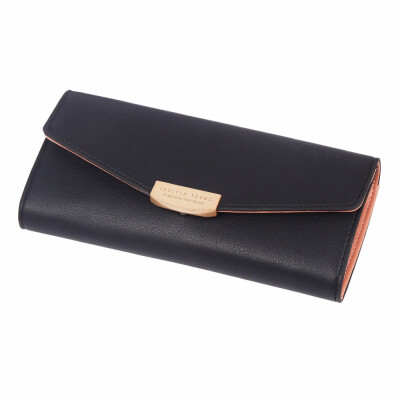 

Ladies purse female long handbag buckle multi function long large capacity wallet mobile phone bag