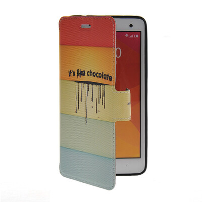 

MOONCASE Pattern Style Leather Side Flip Wallet Card Slot Pouch Stand Shell Back ЧЕХОЛ ДЛЯ Xiaomi Rice MI 4 M4