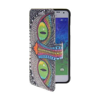 

MOONCASE Cute Pattern Leather Side Flip Wallet Pouch Stand Shell Back ЧЕХОЛ ДЛЯ Samsung Galaxy Alpha G850F