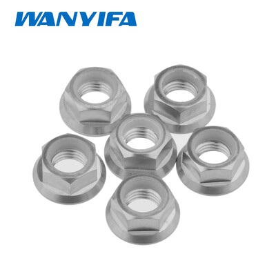 

Titanium Ti M10 Pitch Sprocket Flange Lock Nut For Honda Suzuki Yamaha Nuts M10x125mm 6pcslot