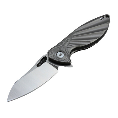 

Top quality multi-function Knife Bearing Titanium Alloy D2 Pocket Knife high hardness azalea pocket camping life-saving Hand kniv