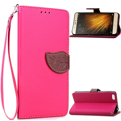 

MOONCASE Xiaomi 5 Case [Листья] Магнитный премиум ПУ кожаный чехол для Xiaomi Mi 5 Wallet Чехол флип кронштейн ТПУ