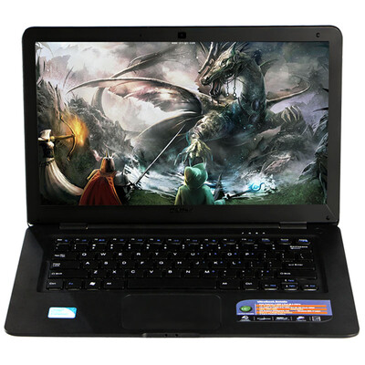 

Deffad AG19 14 inches showing a quad-core ultra-thin the entertainment business office game learning laptop Black quad-co