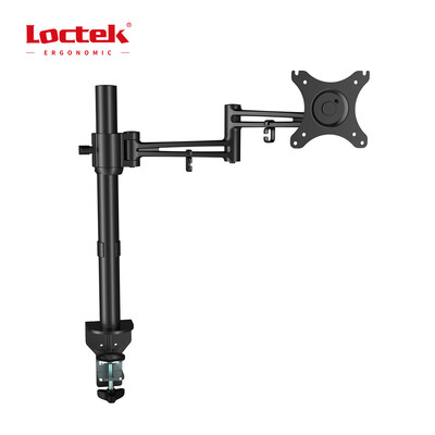 

Loctek D2 Monitor Arm Extension Desk Mount Stands Fits Most 10-27 inches LCD Computer Screens 22 lbs Clamping supporting Full Motion swing monitor mounting arm