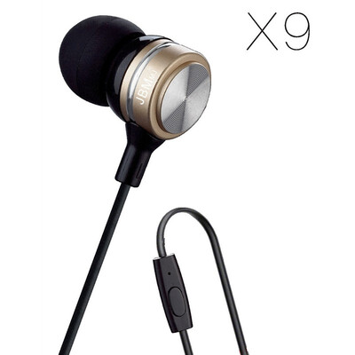 

Arrivals JBMMJ X9 In Ear Earphone Metal Stereo In-ear Headphones Headset Auriculars 4 Colors With Microphone
