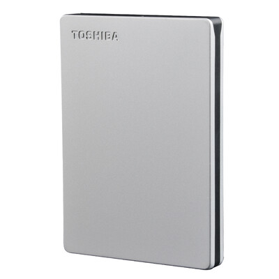

Toshiba TOSHIBA Canvio slim series 25-inch mobile hard disk USB30 2TB silver