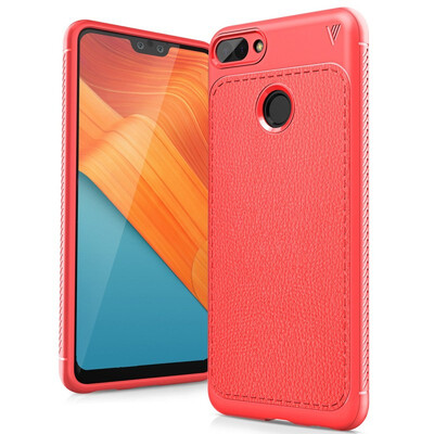 

MOONCASE Samsung Galaxy A8 2018 Gentleman Series TPU-Red