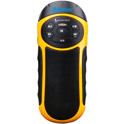 

Не уйти (См меня здесь) RV77S (желтый) Bluetooth динамик горный велосипед езда на велосипеде фонарик открытый мини-динамик карты портативный сабвуфер