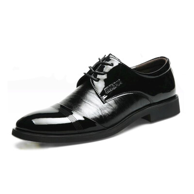 

Mens business casual leather shoes lace wear job interview