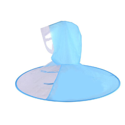 

Creative Cute Cloak UFO Style Childrens Raincoat Poncho Foldable Rain Hat