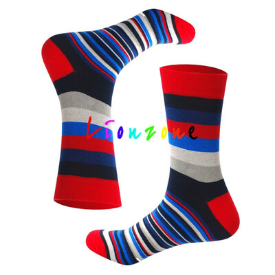 

LIONZONE 2018 Happy Socks Men Women Lovers Colorful Bohemia Style Combed Stripes Cotton Socks Hip-Hop Socks Funny Gift