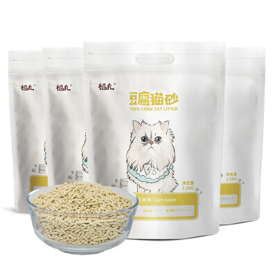 

Fu Wan corn-flavored tofu pet cat litter deodorant fertilizer plant can flush toilet cat sand 10kg 5L4 pack 20L