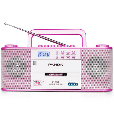 

Panda PANDA F-233 Repeater tape u disk English digital recorder Recorder student English MP3 card learning machine player red