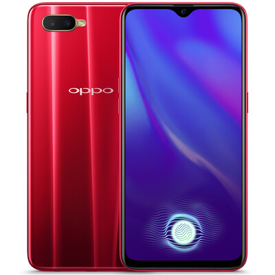 

OPPO K1 Camera Phone 6G RAM 64G ROM Waterdrop Screen Double Card Double Stay Light Touch Screen GSM Mobile Unicom Telecom 4G Red