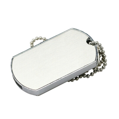 

4G 8G 16GB 32GB 64GB 128GB Necklace Military Tag Shape USB Flash Drive PenDrive Memory Stick Pen Drive USB Drive Flash Disk U Disk