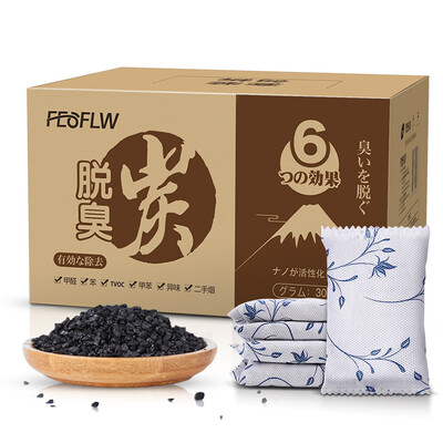 

February flower 3000g nano catalytic carbon adsorption formaldehyde charcoal package interior decoration purification moisture dehumidification drying charcoal car deodorant cleaning agent furniture deodorant