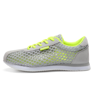 

2018 student female casual shoes mesh breathable running shoes soft bottom lightweight womens shoes hollow mesh womens shoes thi