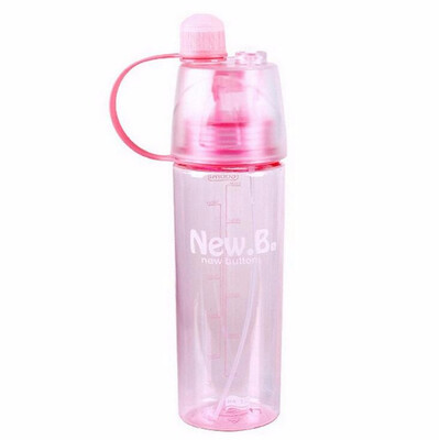 

600ml Creative Sports Spray Water Bottle Cup Korean Version of the Spray Space Cup Portable Outdoor Bicycle Cycling Water Bottle