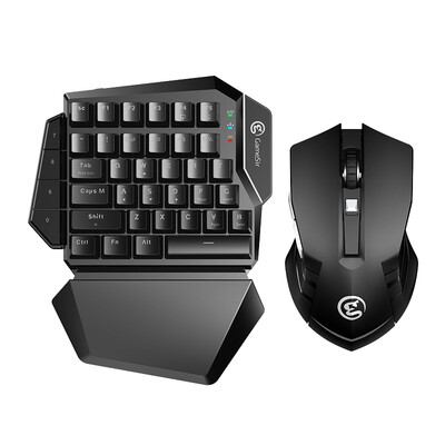 

GameSir Geshi chick Z2 throne single-hand mechanical keyboard 24G wireless mouse set apex hero stimulation battlefield Android IOS computer eat chicken artifact game handle green axis