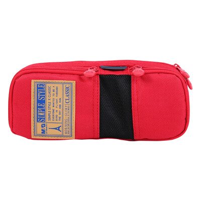 

Dawn M & G APB93599 grid multi-function multi-layer large pencil pencil bag bag red