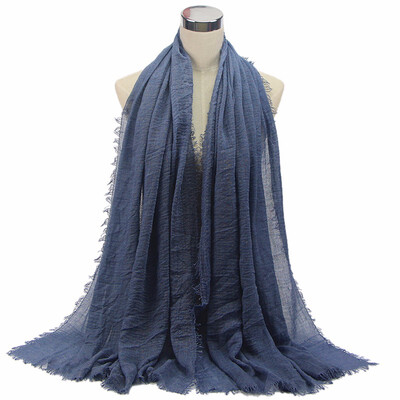 

Qianbeilivk Womens Premium Scarf Viscose Maxi Crinkle Cloud Hijab Soft Islam Muslim Shawl