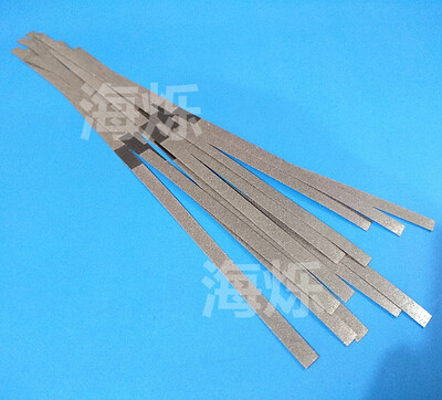 

12 Pcs 4mm width Dental Oral Care Metal Polishing Stick Strip with Single Side of Alumina-Plated Sanding Surface