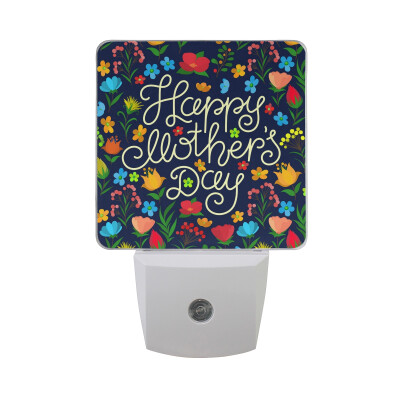 

ALAZA LED Night Light With Smart Dusk To Dawn SensorFresh Fruits Pattern Plug In Night Light