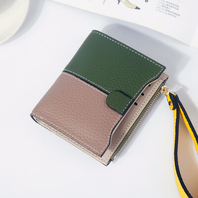 

Zipper Mini Purse female short 2018 new Korean version mini student lovely&fashionable zero wallet