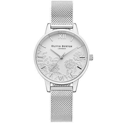 

Olivia Burton Womens Watch Womens OB Lace Student Garden Student Girl Fashion Net Red Quartz Watch OB16MV54