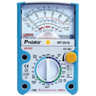 

Pro&39skit MT-2018 24 shift pointer anti-false test three meter multimeter