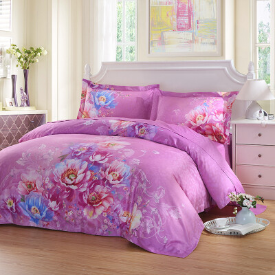 

LUOLAI cotton bed set/bed kit (duvet cover/bed sheet/pillowcase) 1.5m bed 200*230cm