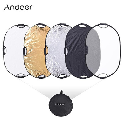 

9060CM Handheld Multi Collapsible Photo Light Reflector Board Beauty Disc F2V6
