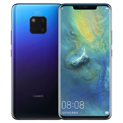 

Huawei HUAWEI Mate 20 Pro Kirin 980 chip comprehensive screen super macro image large wide angle Leica three photo 6GB128GB Aurora color full Netcom version dual 4G mobile phone