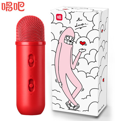 

Singing Capsule Microphone Illustrator Reach Limited Edition Red Mobile Computer Microphone National K song Universal Anchor Live Special Microphone