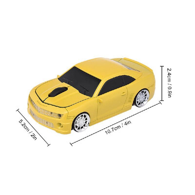 

24G Wireless Car Mouse USB Computer Mice Car Shape 1000 DPI with LED Light Receiver for PC Laptop