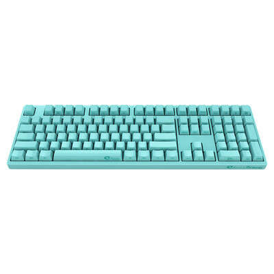 

AKKO Ducky Zero 3108 cherry shaft mechanical keyboard 108 key original cherry axis PBT side engraved mint blue red axis game keyboard wired keyboard