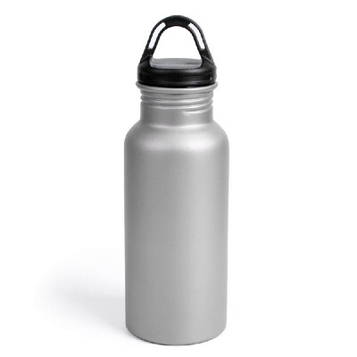 

550ML Wide Mouth Bottle Titanium Water Bottle for Outdoor Camping Hiking Picnic
